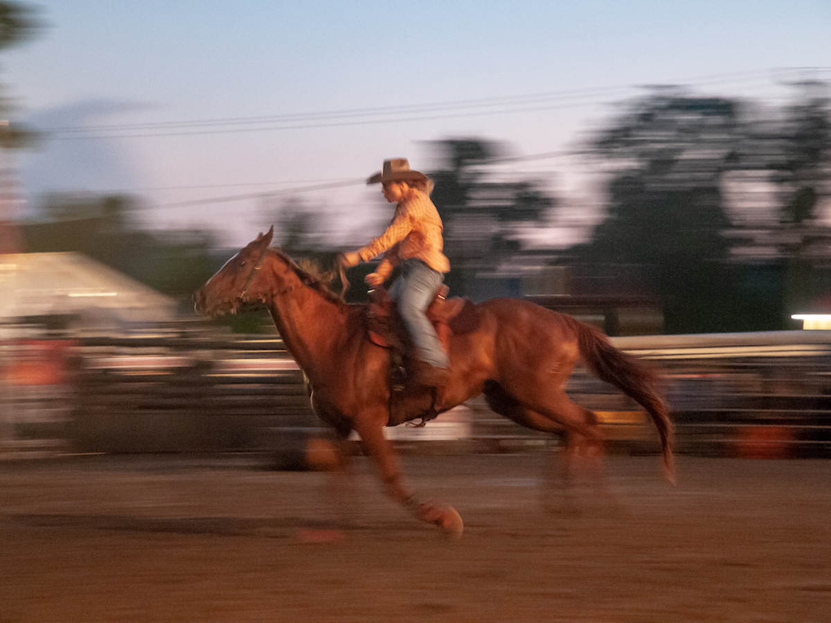 Barrel racing at the Loudoun County Fair Barrel racing at the Loudoun County Fair
